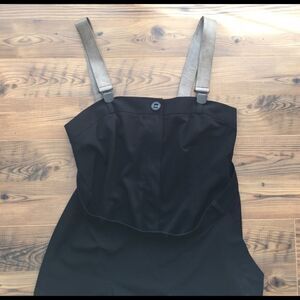 Ischiko couture lagenlook trouser suspender dress